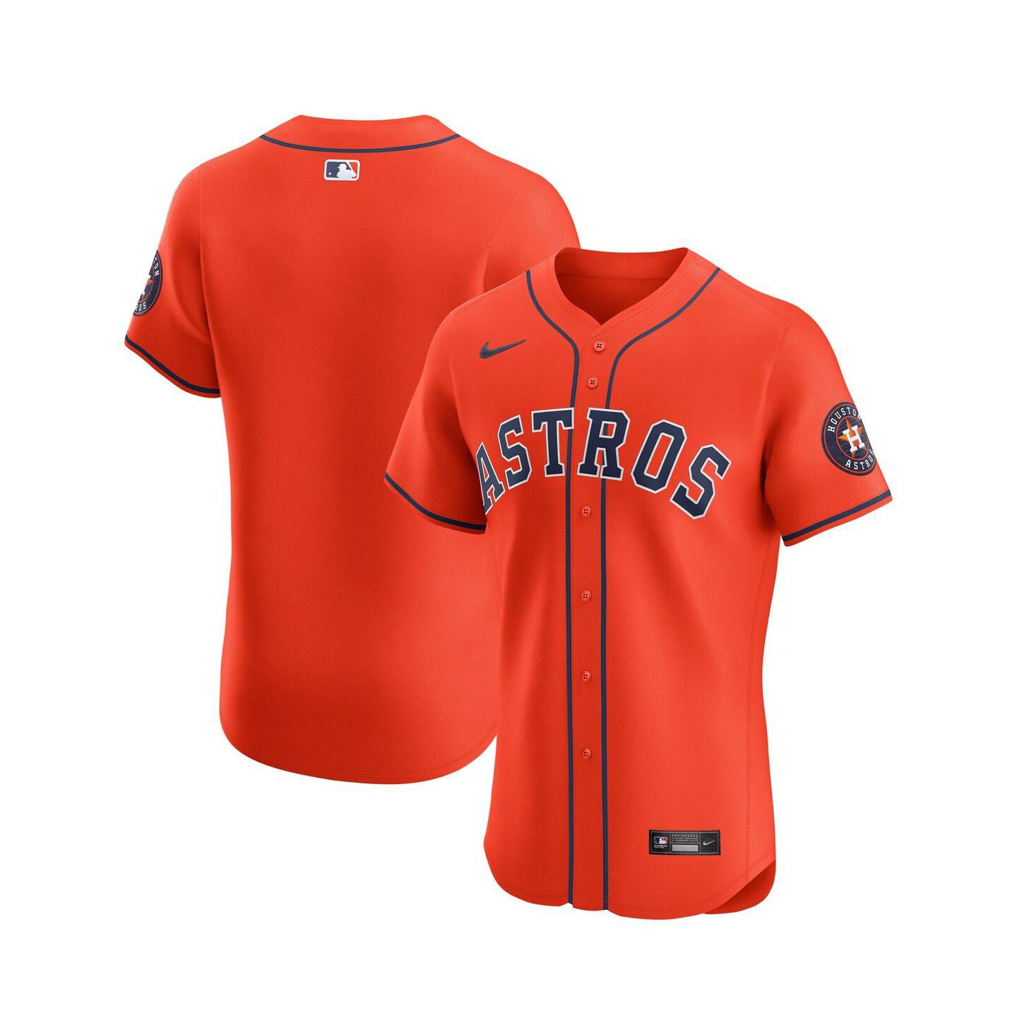 Мужской топ Nike Orange Houston Astros Alternate Elite Jersey — фото 1
