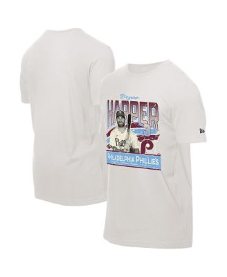 New Era - Men's Bryce Harper Cream Philadelphia Phillies Batter Up T-Shirt