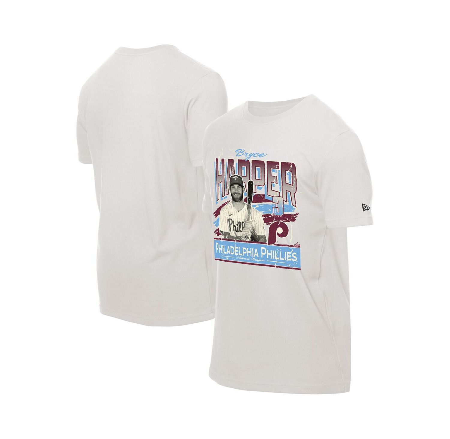 Men's Bryce Harper Cream Philadelphia Phillies Batter Up T-Shirt