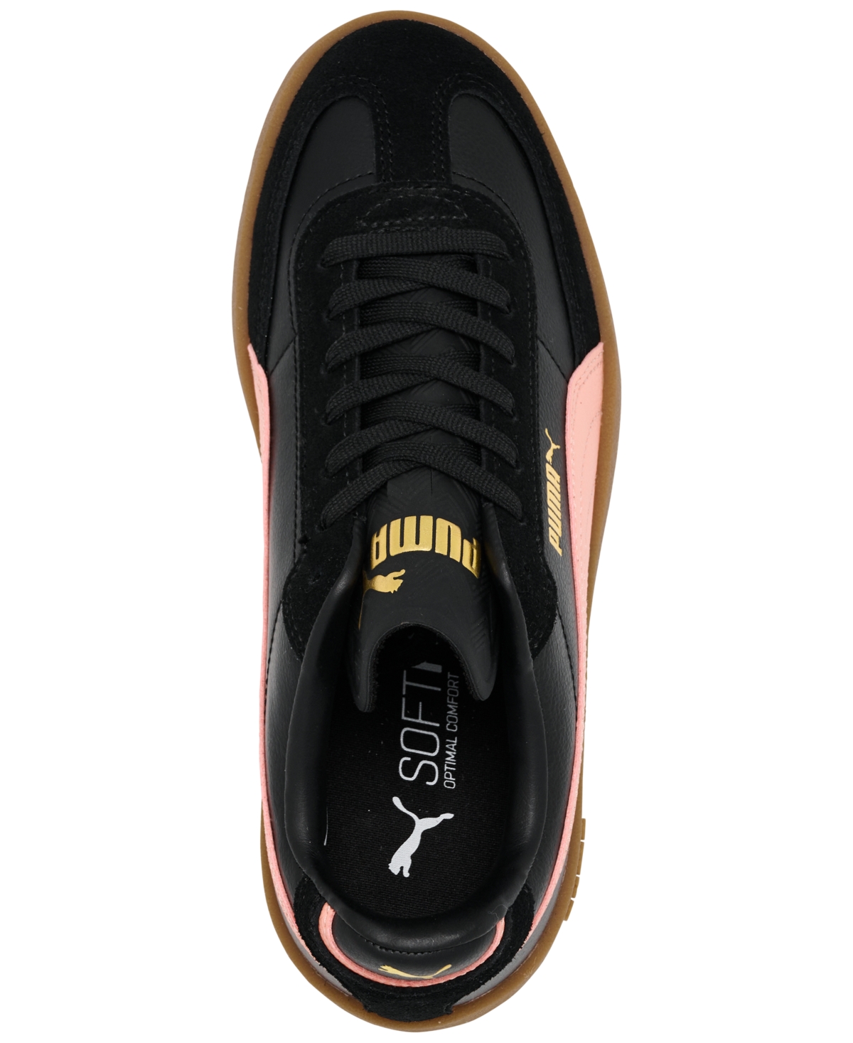 Puma Big Kids Club Ii Era Casual Sneakers From Finish Line In Black,pink