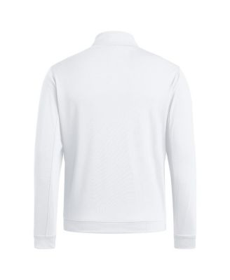 Men's White Nebraska Huskers Elevated Quarter-Zip Jacket