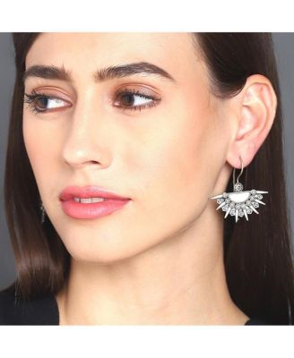 Women's Oxidised Drop Earrings