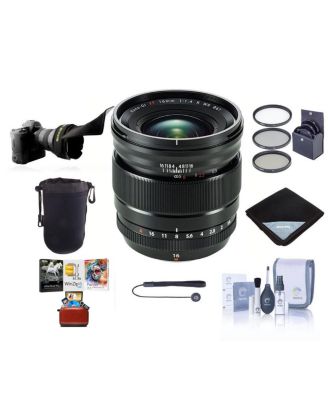 XF 16-55mm f/2.8 R LM WR Lens, Bundle with ProOptic 77mm Filter Kit, Flex Lens shade, Lens Wrap, Cleaning Kit, Lens Case, Lens Cap Tether