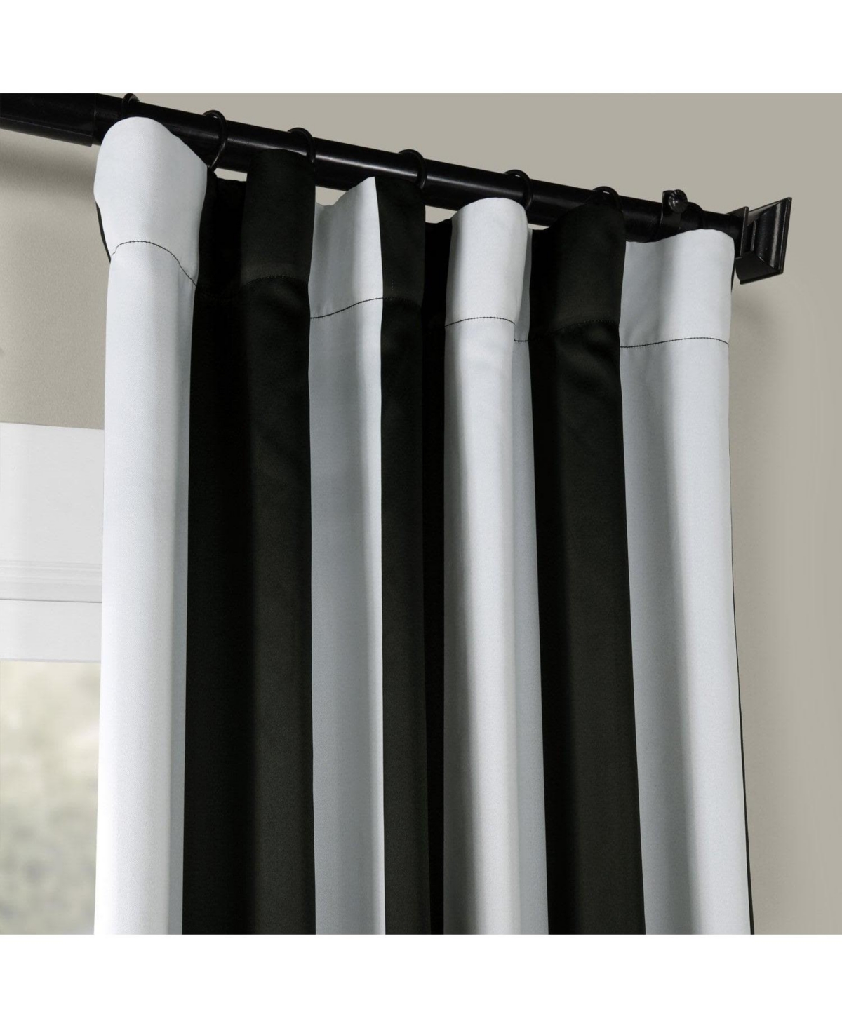 Half Price Drapes Awning Striped Room Darkening Curtain