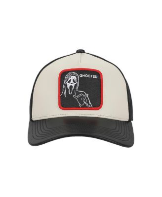 Men's Character Art Adult White Trucker Hat