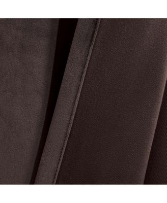 Heavyweight Velvet Grommet Curtain Panels (Set of 2), 52" W x 96" L