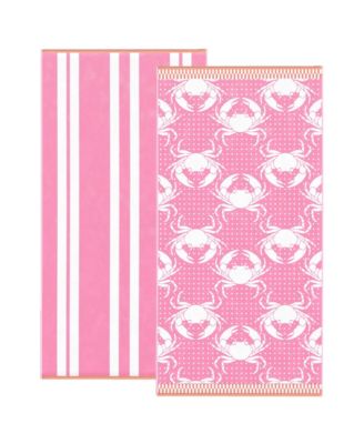 100% Cotton Jacquard 2 Pack Summer Beach Towels