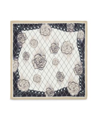 Steve Madden - Dripping in Roses Pattern Square Scarf