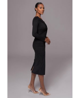 Dayanna Suede Midi Dress