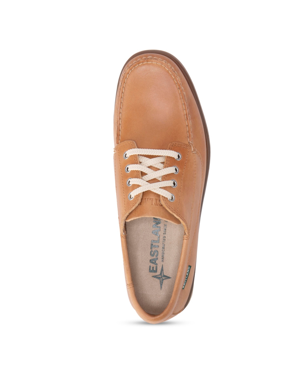 Shop Eastland Shoe Men's Falmouth Camp Moc Toe Oxford In Peanut
