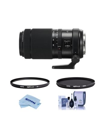 GF 100-200mm f/5.6 R LM OIS WR Lens, Bundle with Hoya 67mm UV+CPL Filter Kit, Cleaning Kit, Cleaning Cloth