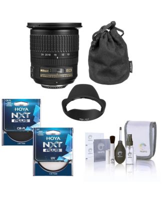 10-24mm f/3.5-4.5G ED-IF AF-S DX NIKKOR Lens, Bundle with CPL+UV Filter Kit, Cleaning Kit