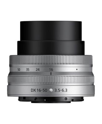 NIKKOR Z DX 16-50mm f/3.5-6.3 VR Lens, Silver, Bundle with ProOptic Pro Digital 46mm Multi Coated UV Filter, Cleaning Cloth