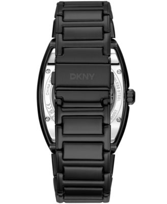 Men's Urban Automatic Black Stainless Steel Bracelet Watch, 51mm