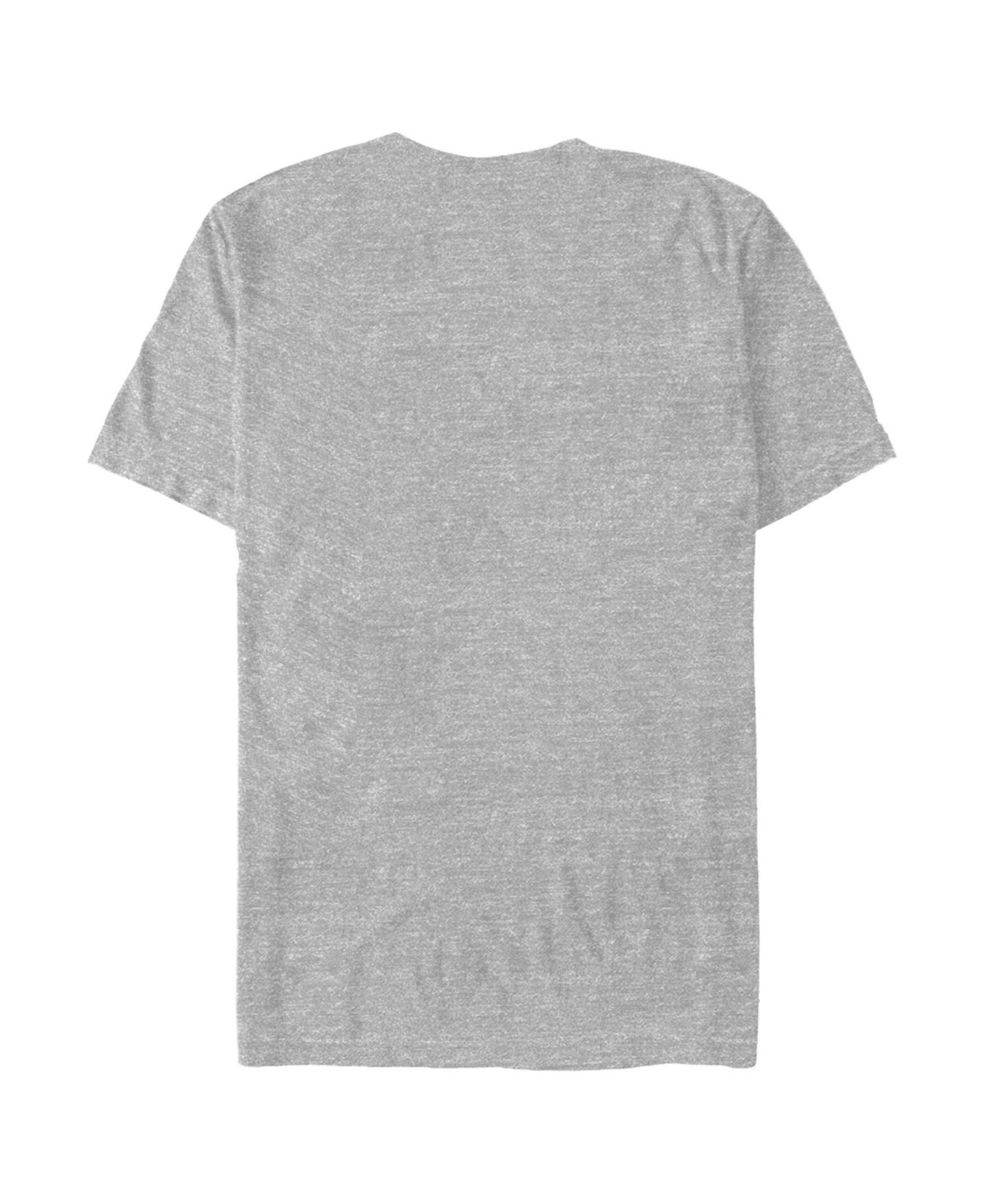 Мужская футболка Generic Additude Reel Em In Short Sleeve, цвет: Меланжевый — фото 2