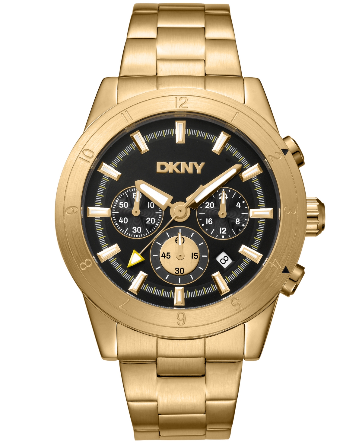 Men's Bryant Park Chronograph Gold-Tone Stainless Steel Bracelet Watch, 44mm - Gold