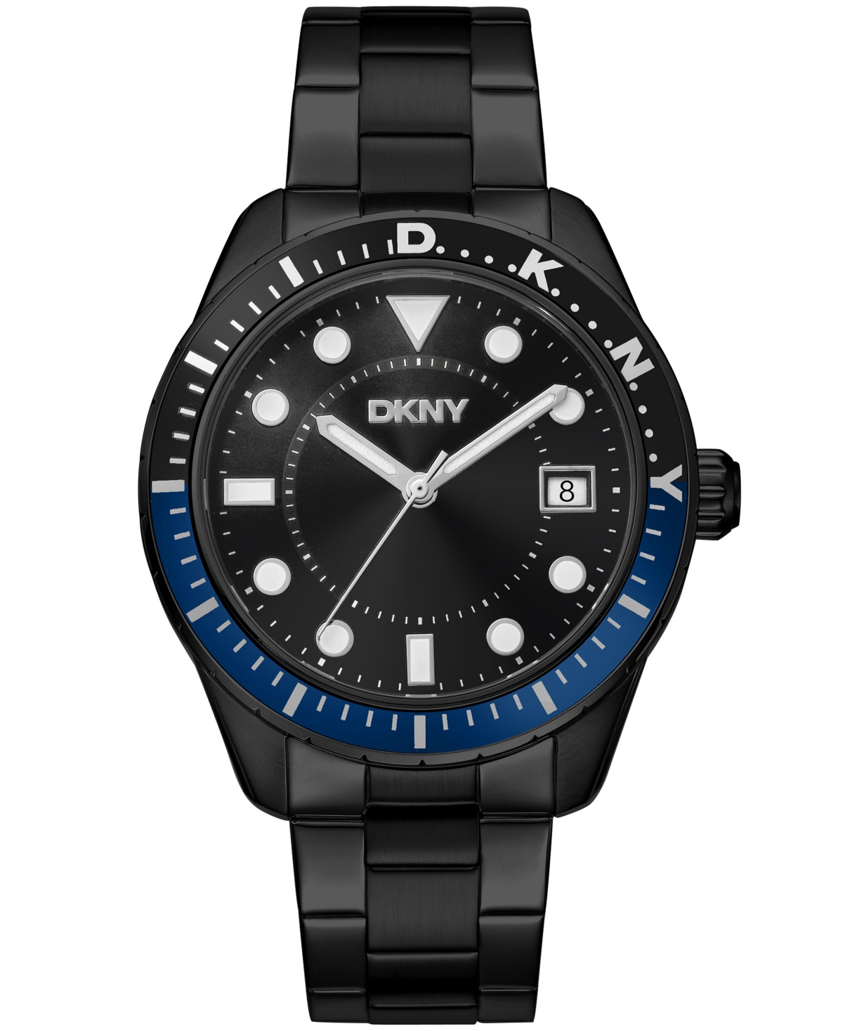 Men's Crosby Sport Black Stainless Steel Bracelet Watch, 42mm - Black
