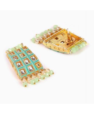 Women's Plated Kundan Beaded Jewellery Set