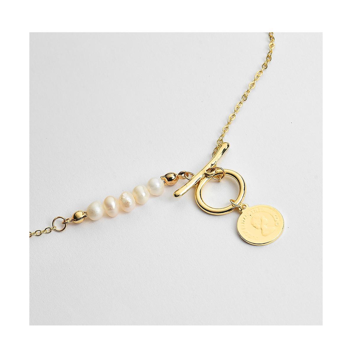 Sohi Women's Link Chain Necklace In Gold