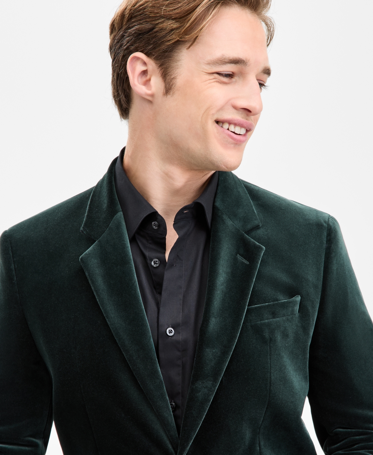 Hugo by Hugo Boss Men's Slim-Fit Solid Velvet Sport Coat