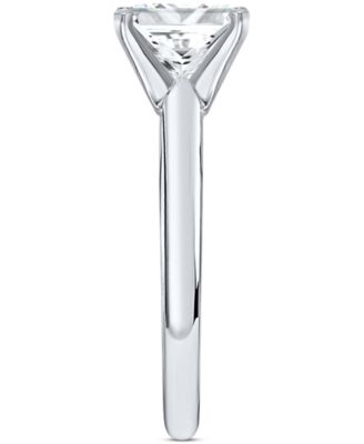 Certified Diamond Emerald-Cut Solitaire Ring (1 ct. t.w.) in Platinum or 18k Gold