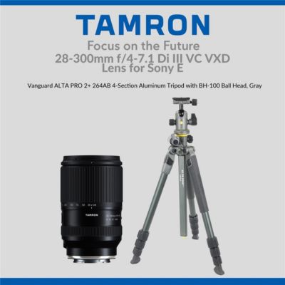 28-300mm f/4-7.1 Di III VC VXD Lens with ALTA PRO 2+ 264AB 4-Section Aluminum Tripod