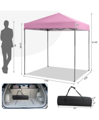Outdoor Pop-Up Canopy Tent with UPF 50+ Sun Protection for Patio or Events