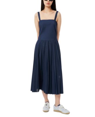 LACOSTE USA Women's Pleated Midi Dress - Macy's