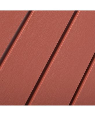 5-Piece Outdoor Square Dining Table Patio Set with Stackable Patio Dining Chairs