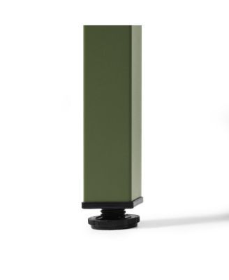 5-Piece Outdoor Square Dining Table Patio Set with Stackable Patio Dining Chairs