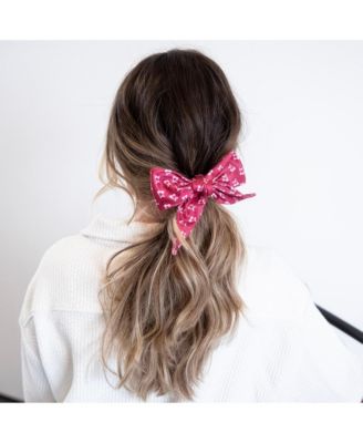 Ultra Soft Knotted Headband - Cherry Print