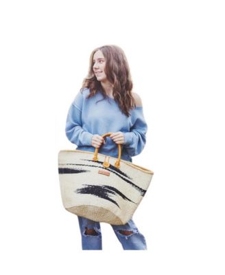 Balance Peace Handmade Sisal Straw Basket Tote Bag