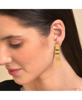 Women's Textured Hoop Earrings