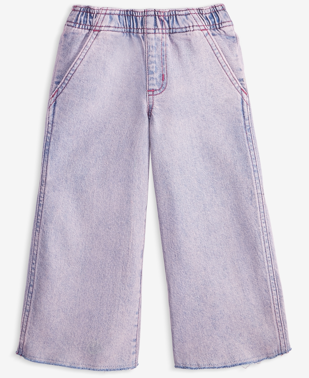 Epic Threads Toddler Girls Cropped Wide-leg Jeans, Exclusively At Macy's