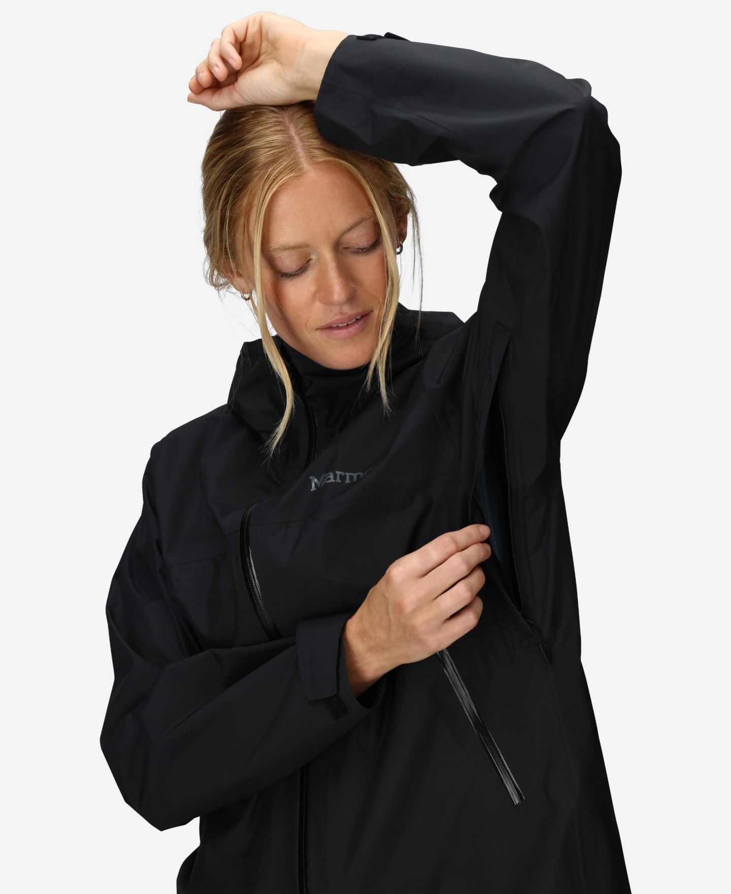Женская куртка Marmot Minimalist Pertex, цвет: Чёрный — фото 3