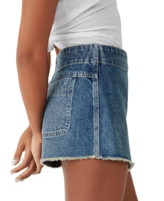Women's Emmy Cotton Denim Mini Skort