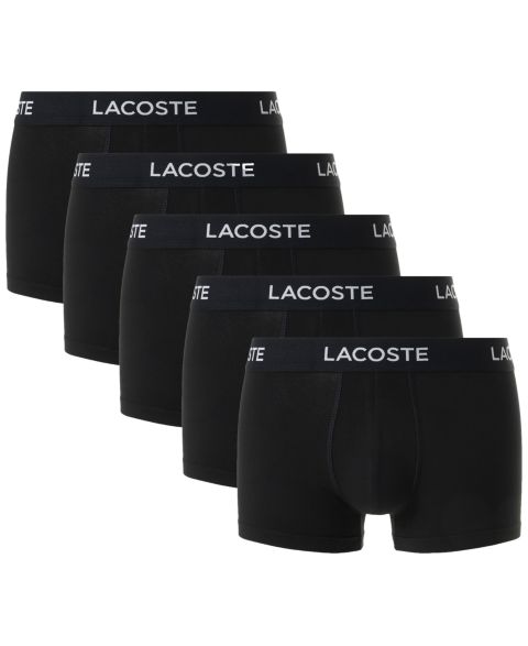 Бельё для мужчин, хлопок, стрейч — Lacoste, цвет: Чёрный