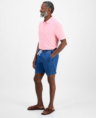 Men's Drawstring Chambray Shorts, Exclusively at Macy's