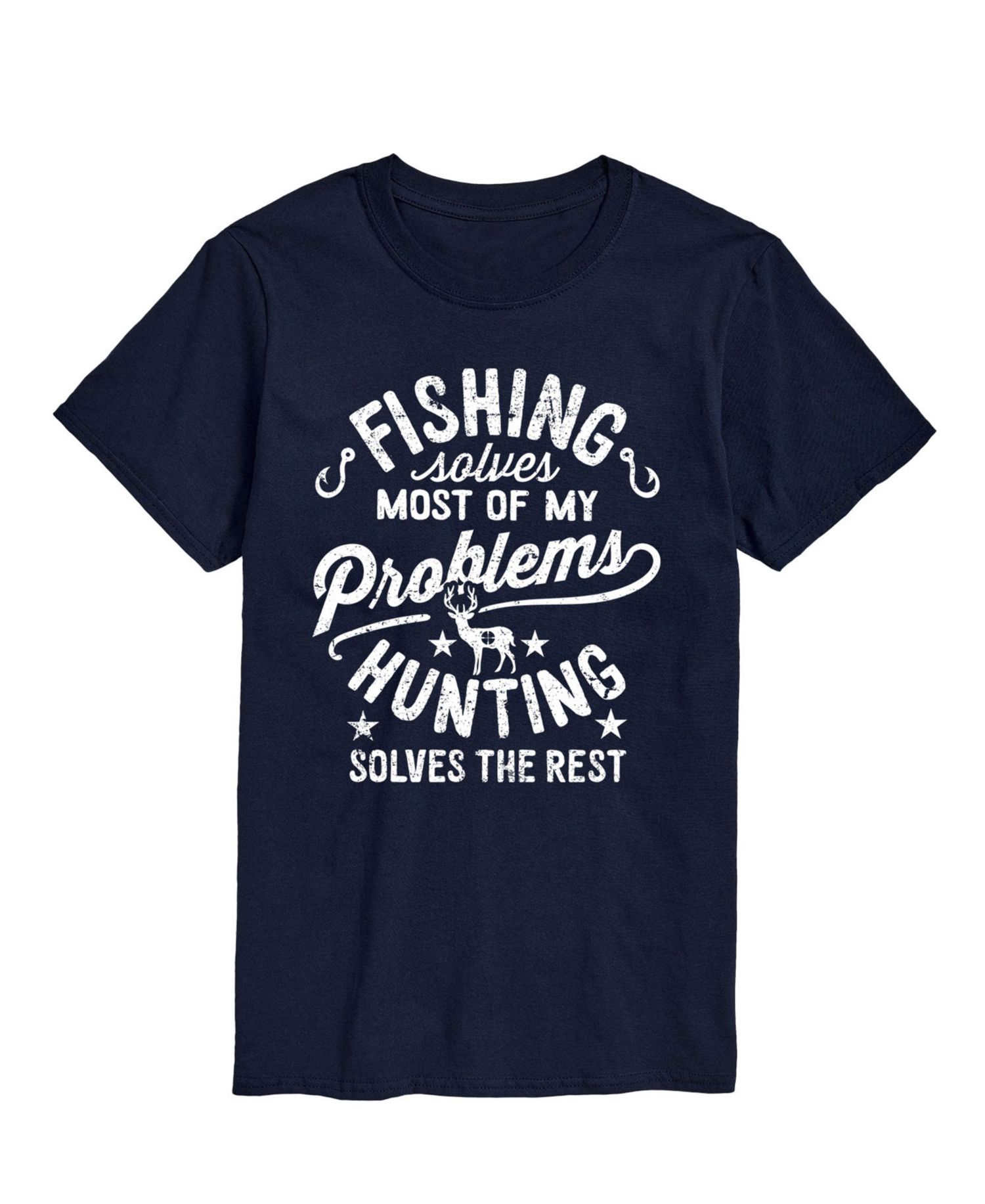 Men's Fishing Solves Problems Short Sleeve T-Shirt