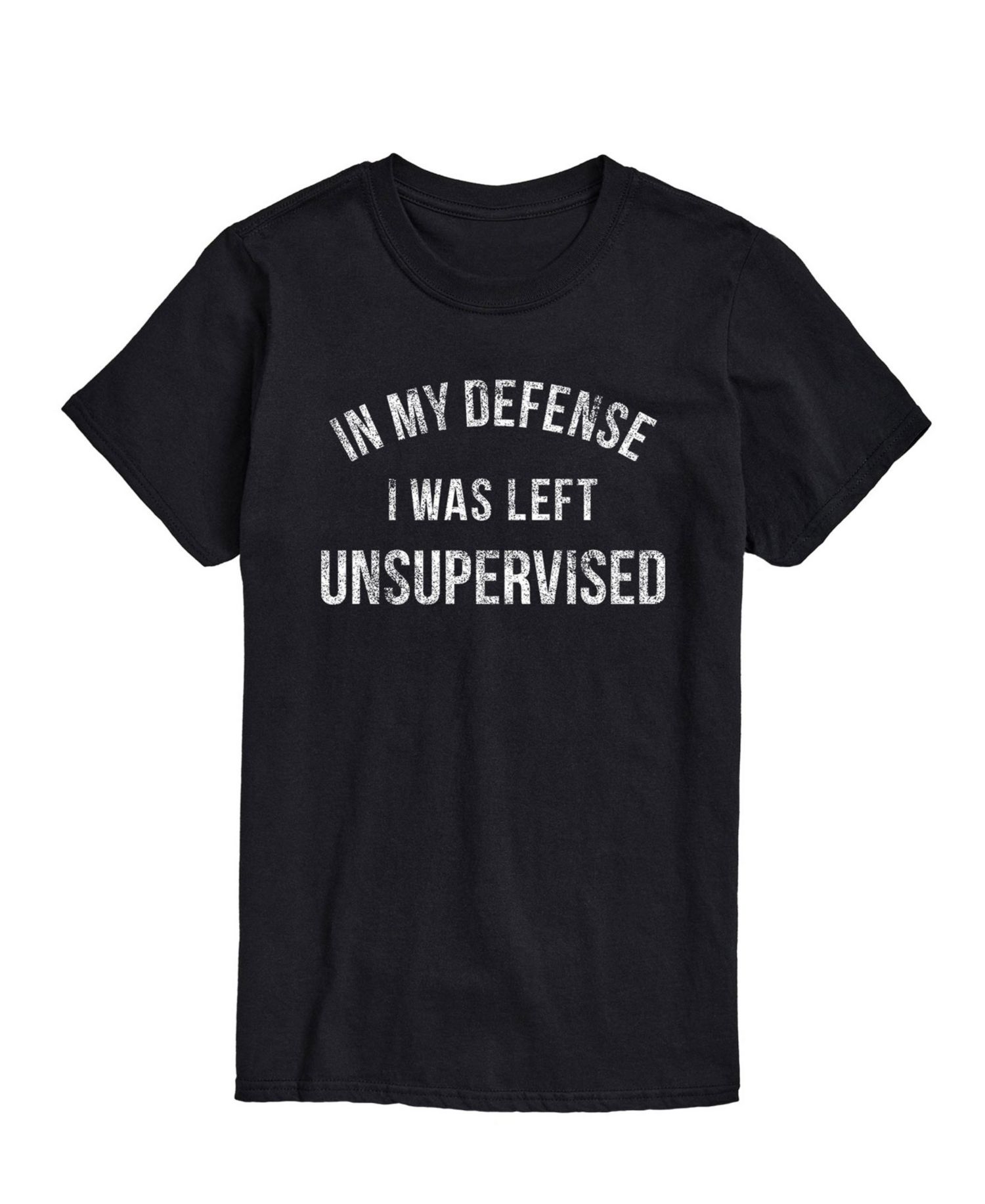 Men’s in My Defense Left Unsupervised Short Sleeve T-Shirt