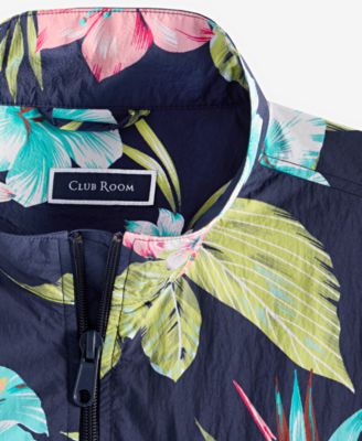 Men's Hibiscus Floral Lightweight Jacket, Exclusively at Macy's