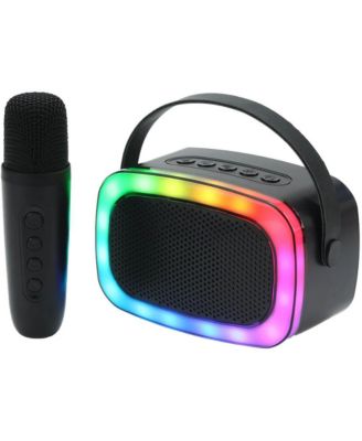 Mini Bluetooth Karaoke Portable Speaker with Wireless Mic