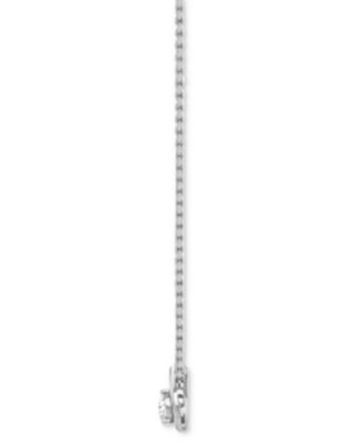 Diamond Tear-Shape 18" Pendant Necklace (1/5 ct. t.w.) in 14k White or Yellow Gold