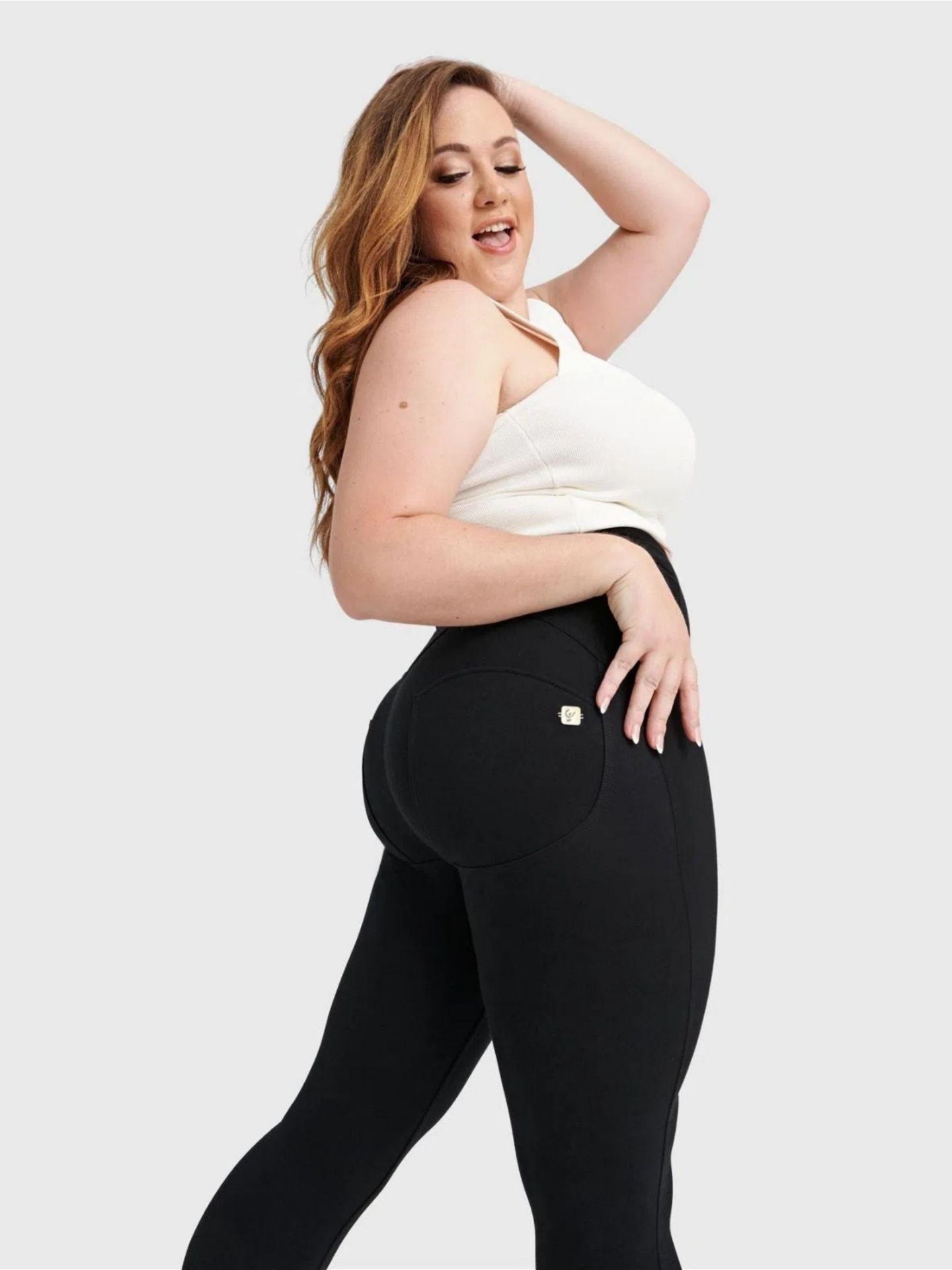 Женские брюки Freddy Curvy High-Rise Sculpting Skinny, цвет: Чёрный — фото 4