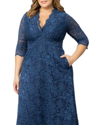 Women's Plus Size Maria Lace Evening Gown