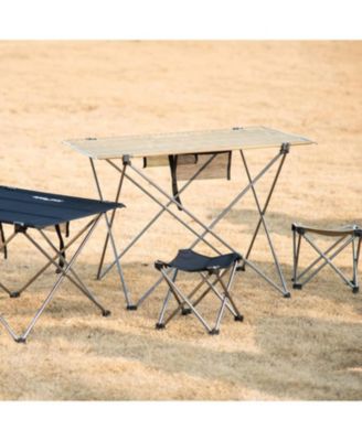 Camping Table Folding Table Small Camping Folding Table Folding Dining Table Outdoor Portable Picnic Table Hiking Trip Camping Garden