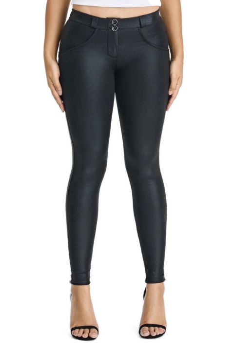 Женские брюки Freddy Mid-Rise Sculpting Skinny Disco, цвет: Чёрный