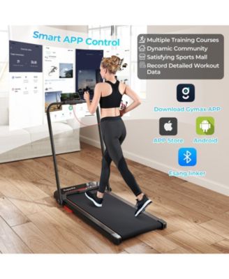 3 in 1 Folding Treadmill with Remote Control and LED Display