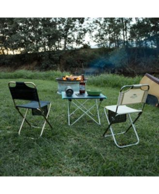 FT08 Portable Camping Table, Ultralight Aluminum Folding Beach Table with Carry Bag for Outdoor Cooking, Picnic, Camp, Boat, Travel