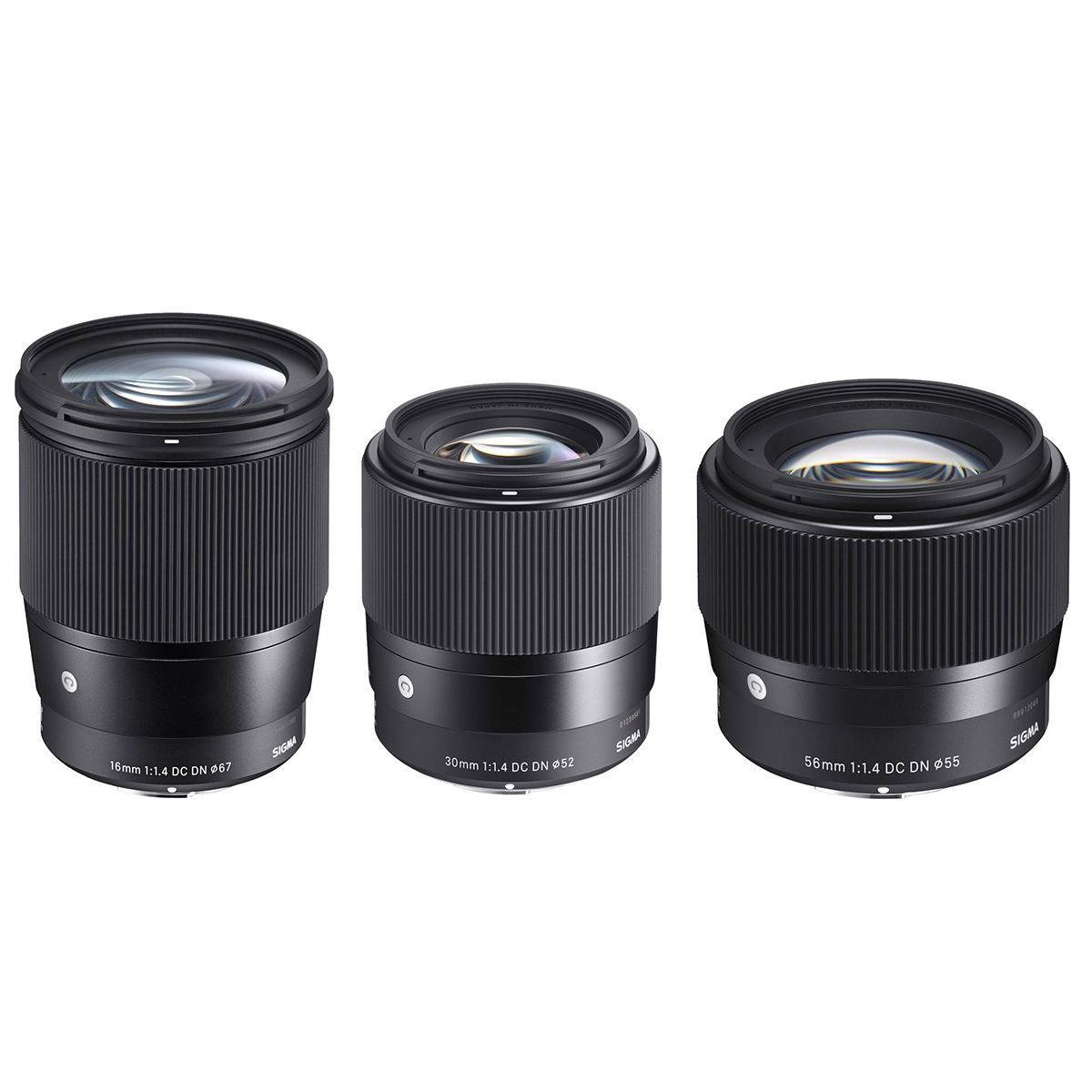 Sigma 16mm, 30mm, 56mm f/1.4 Dc Dn Contemporary 3-Lens Kit for Canon Ef-m